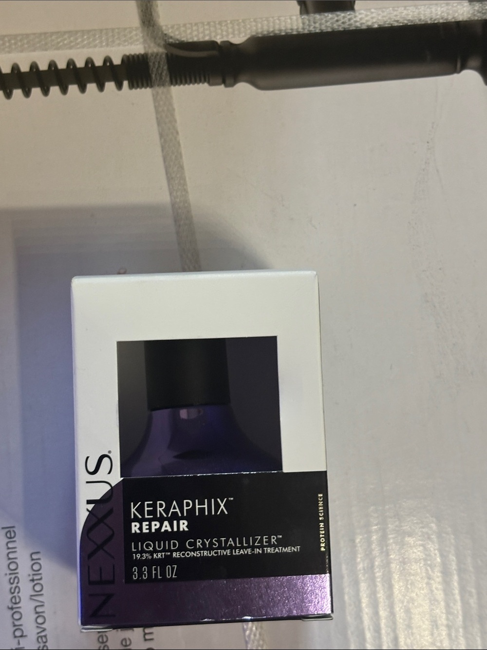 Nexx Black Retail Box Hair Treatment Packaging